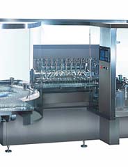 ENLARGE :: Vial filling and sealing machine